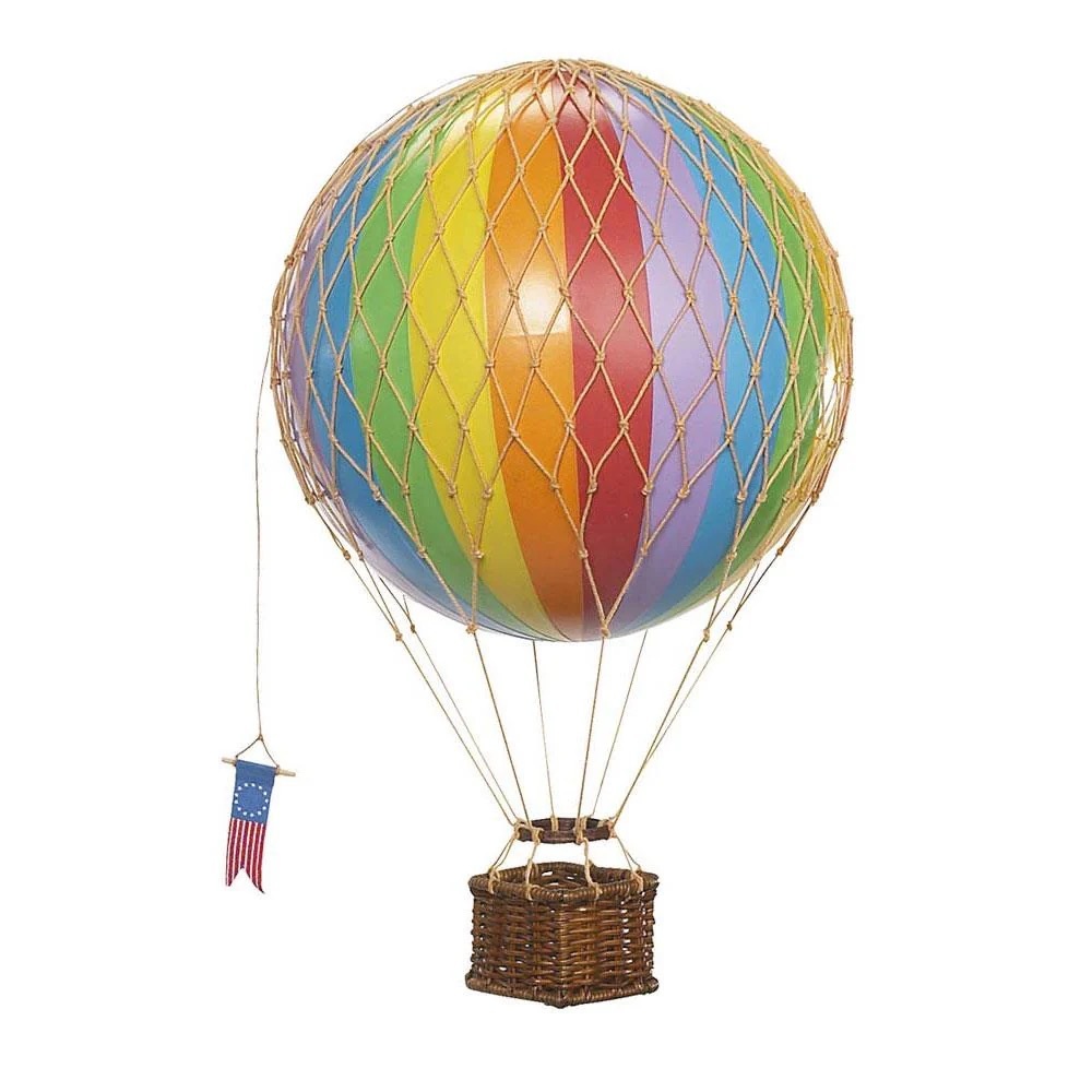 Authentic Models Hot Air Balloon model - Travels Light, Rainbow (AP161E)